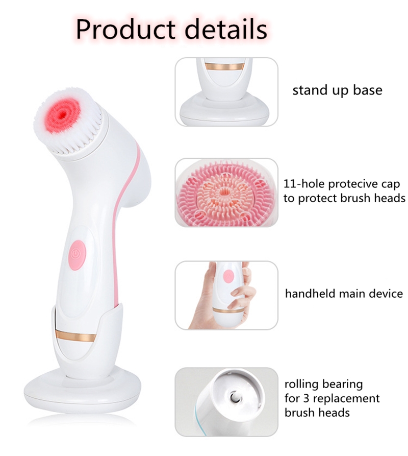 3 in 1 Electric Face Cleanser brush
