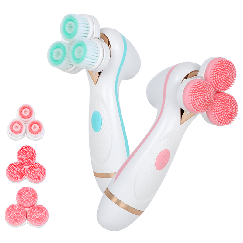 3 Wheels Face Cleanser brush