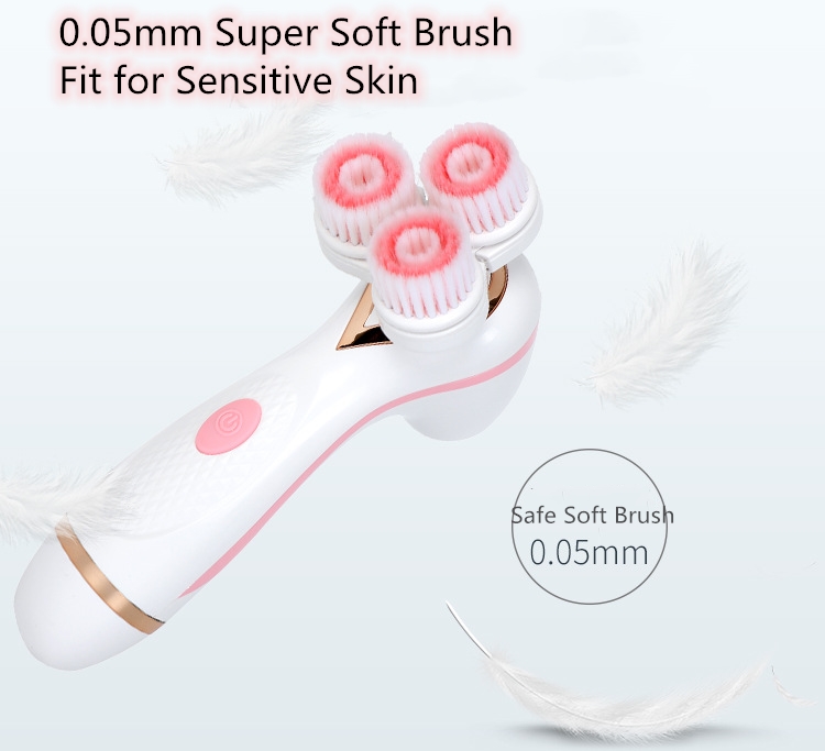 3 Wheels Face Cleanser brush