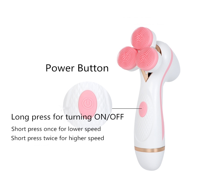 3 Wheels Face Cleanser brush