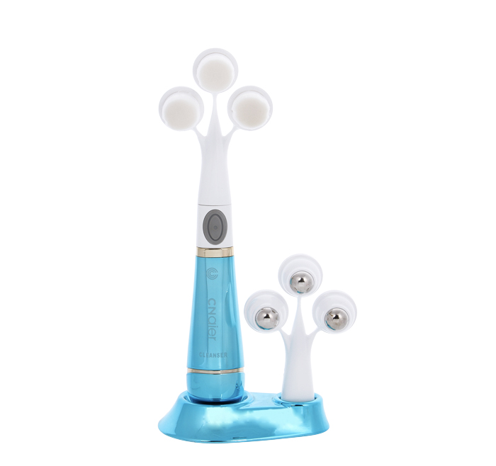 2-1 Multi-function Face Massager Vibrate Pore Cleansing Brush AE-609A