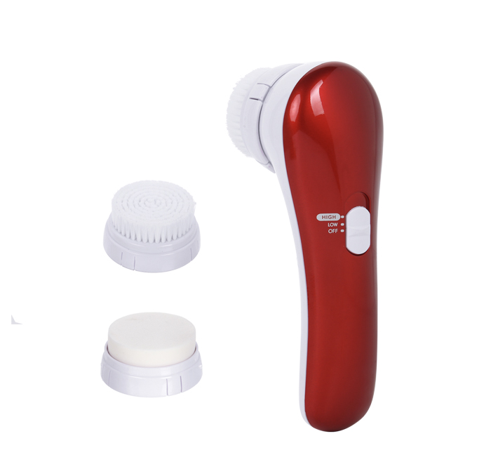 2-1 Facial Cleanser Brush with Cosmetic Makeup Brush AE-828A