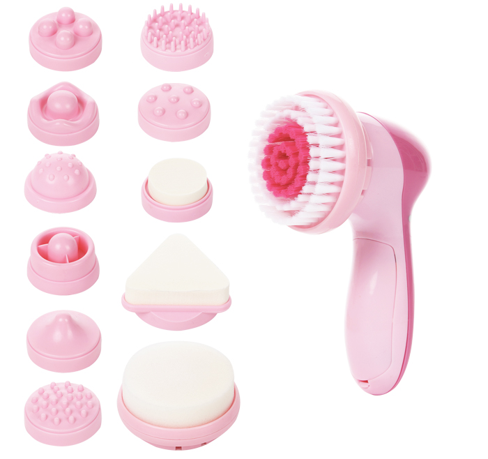 11-1 Facial Massager with Makeup Cosmetic Accessories AE-8781