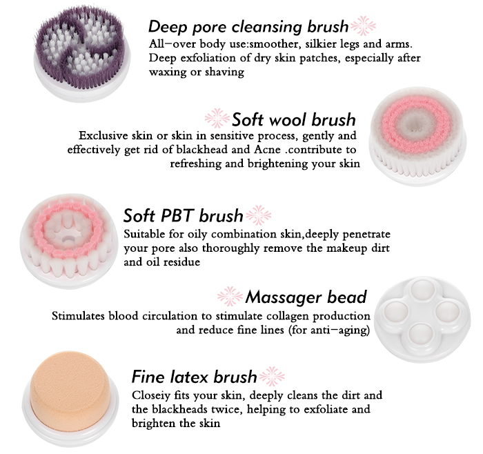 5-1 Facial Cleanser Brush AE-8289B