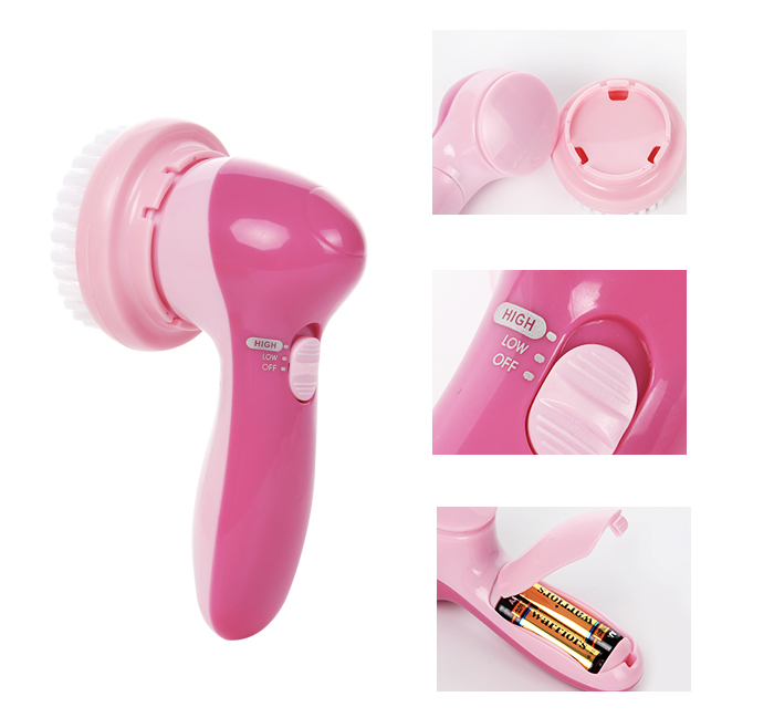 6-1 Cheap Facial Massager with Face body brush AE-8283 