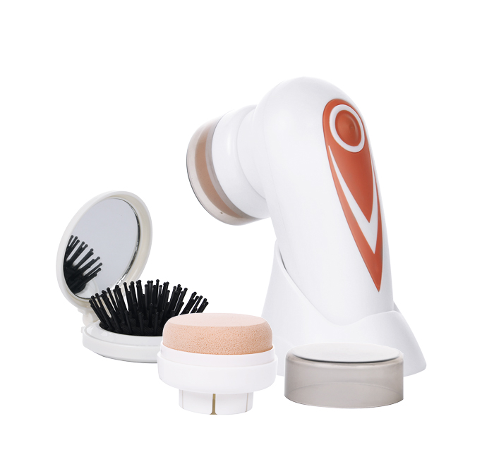 2-1 Makeup Brush with Mini Mirror AE-613