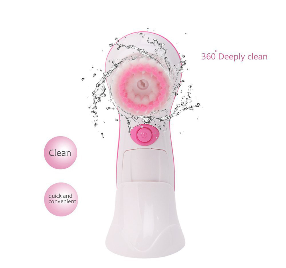 4-1 Face Brush Deep Cleansing Facial massager with Makeup Tool AE-8289A