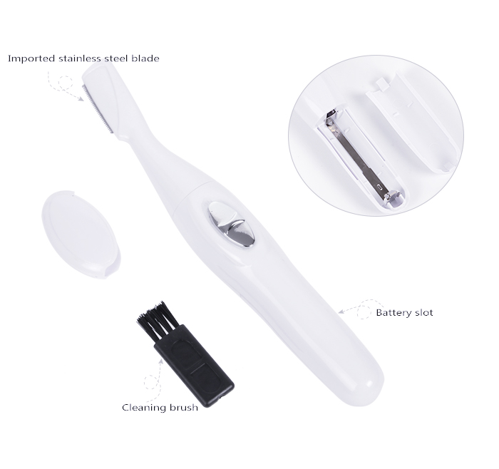 Cheap Facial Hair Trimmer Mini Portable Plastic eyebrow trimmer for ladies AE-818