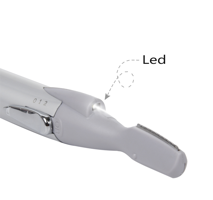 Facial Body Shaver Electric Epilator Nose Hair Removal Eyebrow Trimmer Underarm Machine with LED light AE-816 