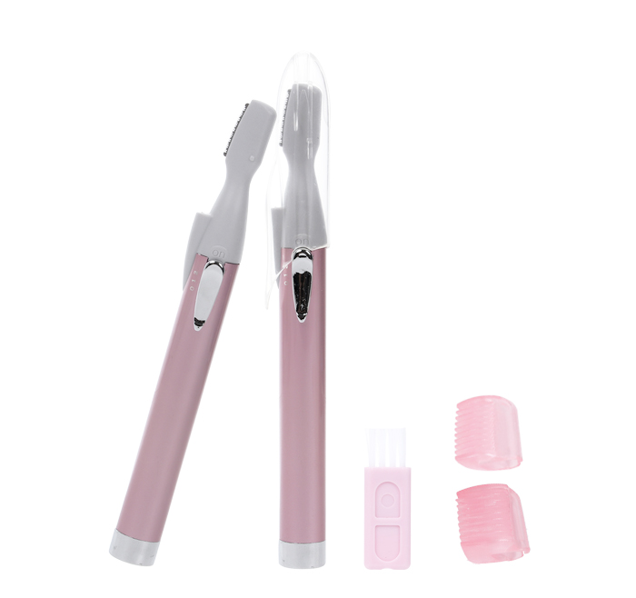  Electric Painless Epilator Nose Hair Removal Eyebrow Trimmer AE-816A with LED light for Ladies 