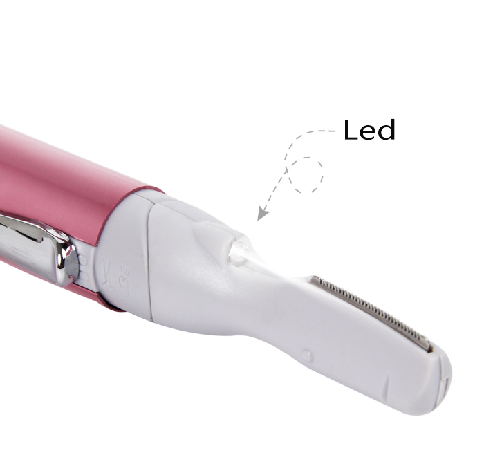 Electric portable painless mini facial hands and legs hair remover safety AE-813A Pink