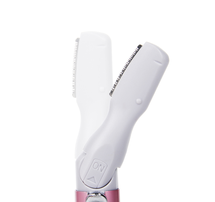 2020 hot sell style women Facial Hair Remover Facial Epilator Eyebrow Trimmer underarms hair removal AE-812 Pink