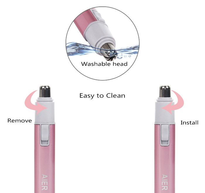 Nose & Ear Hair Trimmer for Women Lady nose trimmer AE-823