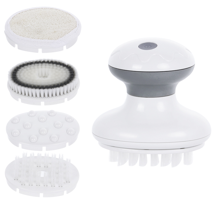 4-1 Bath Brush & Massager AE-903  Battery Powered Sonic Vibration