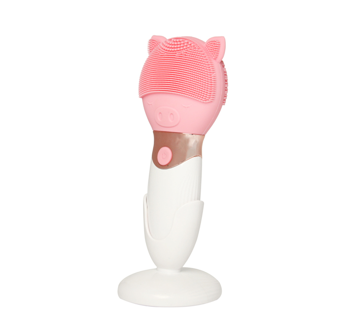 Silicone Facial Brush with long handle AE-616