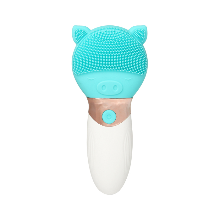 Silicone Facial Brush with long handle AE-616