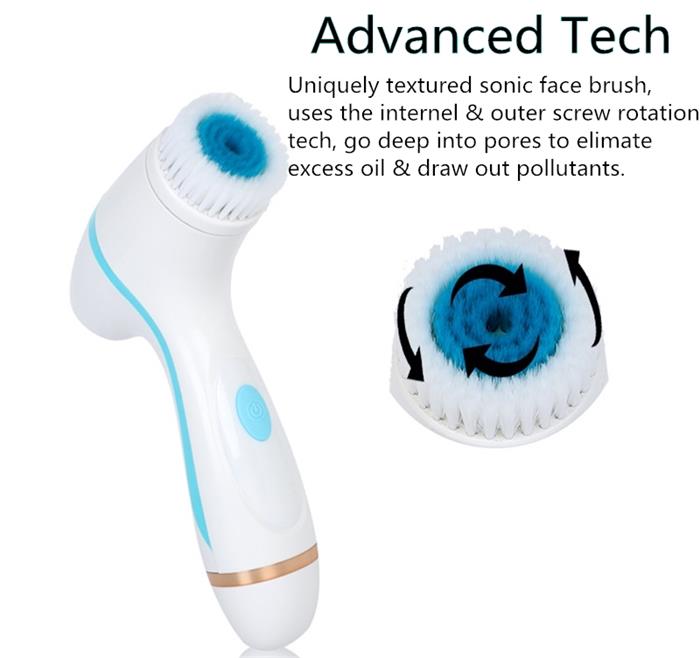 3 in 1 Electric Face Cleanser brush