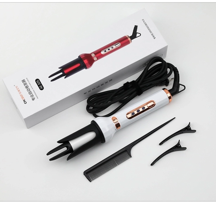 Automatic Iron Hair Curler Professional Heater Curling 360 Two Way Rotating Rechargeable Automatic Hair Curler AE-505 