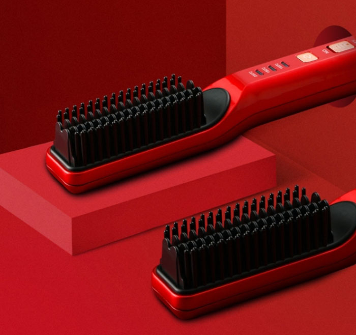 Hair straightener bangs hair straightening comb multi-stage temperature adjustment 3D comb teeth electric AE-506