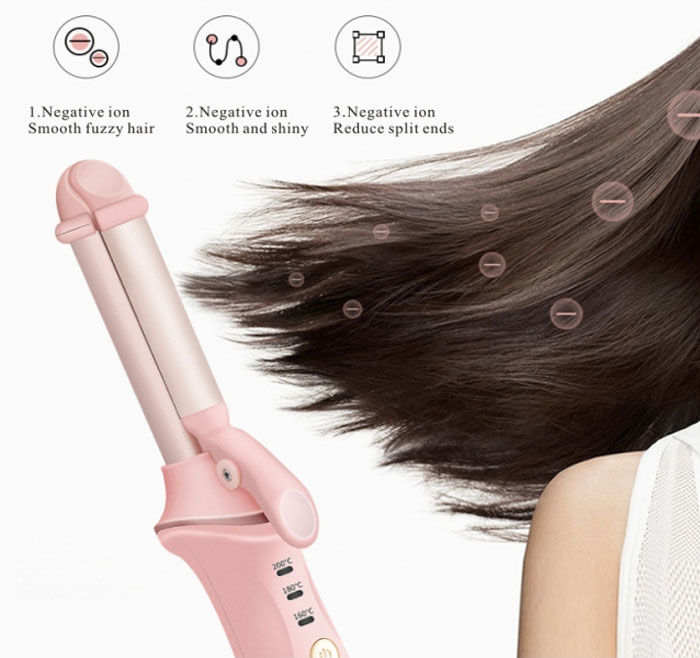 New Design 2-1 Professional Fast Heated mini Hair Curler Straightener Electric Portable Multifunction Fashion Hair Styling  AE-508