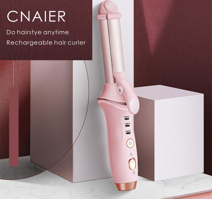 New Design 2-1 Professional Fast Heated mini Hair Curler Straightener Electric Portable Multifunction Fashion Hair Styling  AE-508