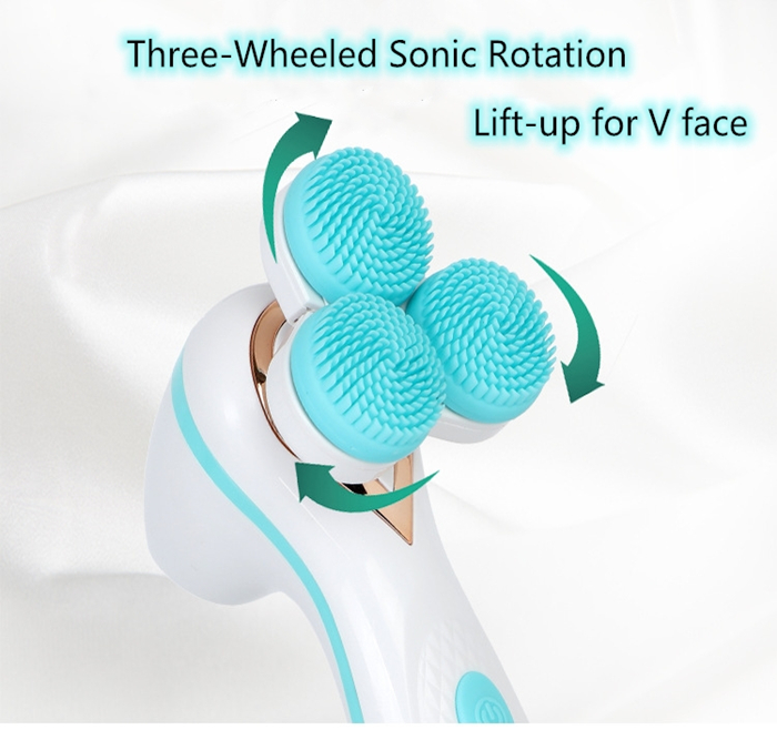 3 Wheels Face Cleanser brush