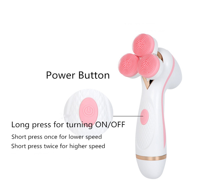 3 Wheels Face Cleanser brush