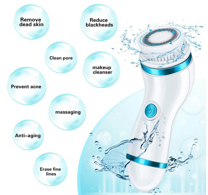 Amazon Hot sale 4-1 Facial Brush AE-8286B