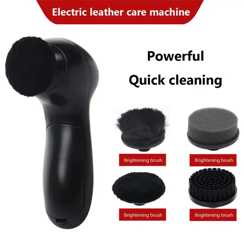 Portable Mini Multi-Function Electric Rotating Shoe Polisher Shoe Cleaning Machine for Leather Furniture Care