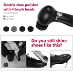 Portable Mini Multi-Function Electric Rotating Shoe Polisher Shoe Cleaning Machine for Leather Furniture Care