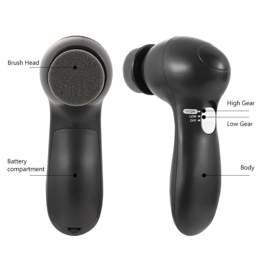 Portable Mini Multi-Function Electric Rotating Shoe Polisher Shoe Cleaning Machine for Leather Furniture Care