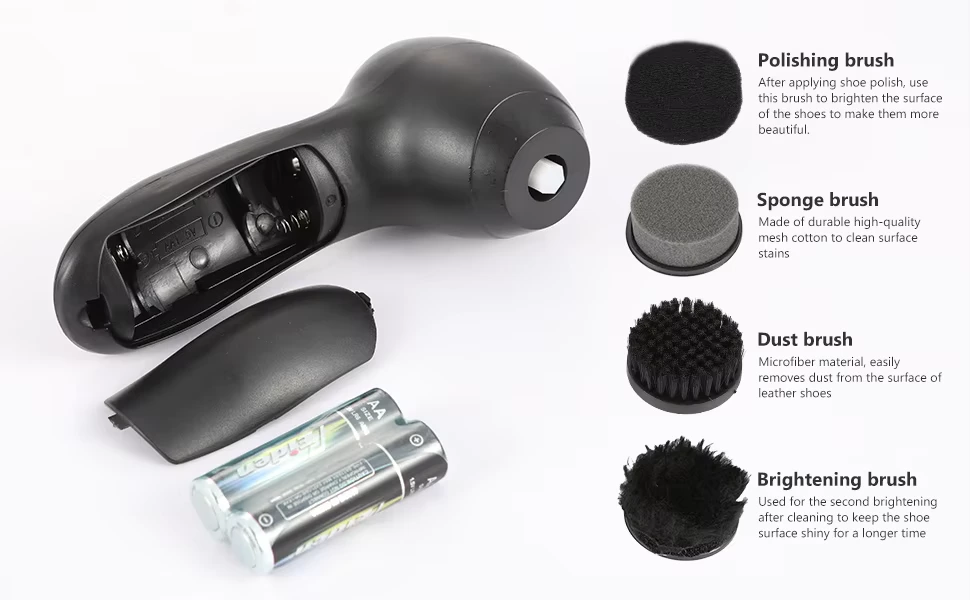 Portable Mini Multi-Function Electric Rotating Shoe Polisher Shoe Cleaning Machine for Leather Furniture Care