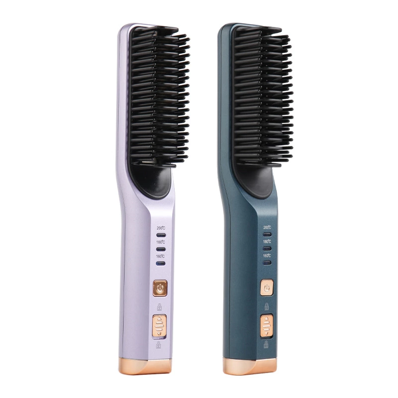 Cordless Hair Straightener Usb Charging Hair Straightener Brush