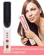 Cordless Hair Straightener Usb Charging Hair Straightener Brush