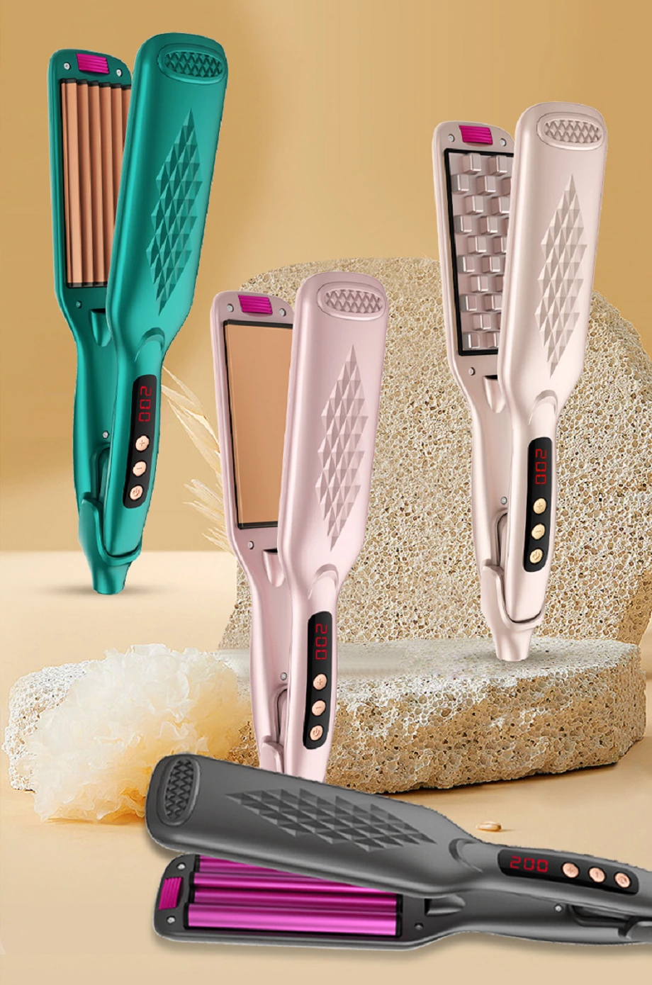 Best Flat Iron Multifunctional 4 In 1 Hairdressing Splint