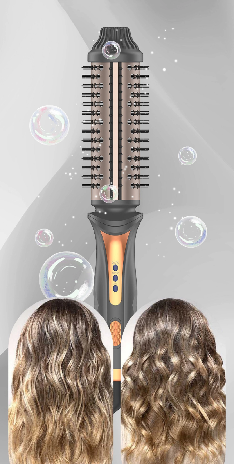 Comb For Straight Hair Hair Curling Brush