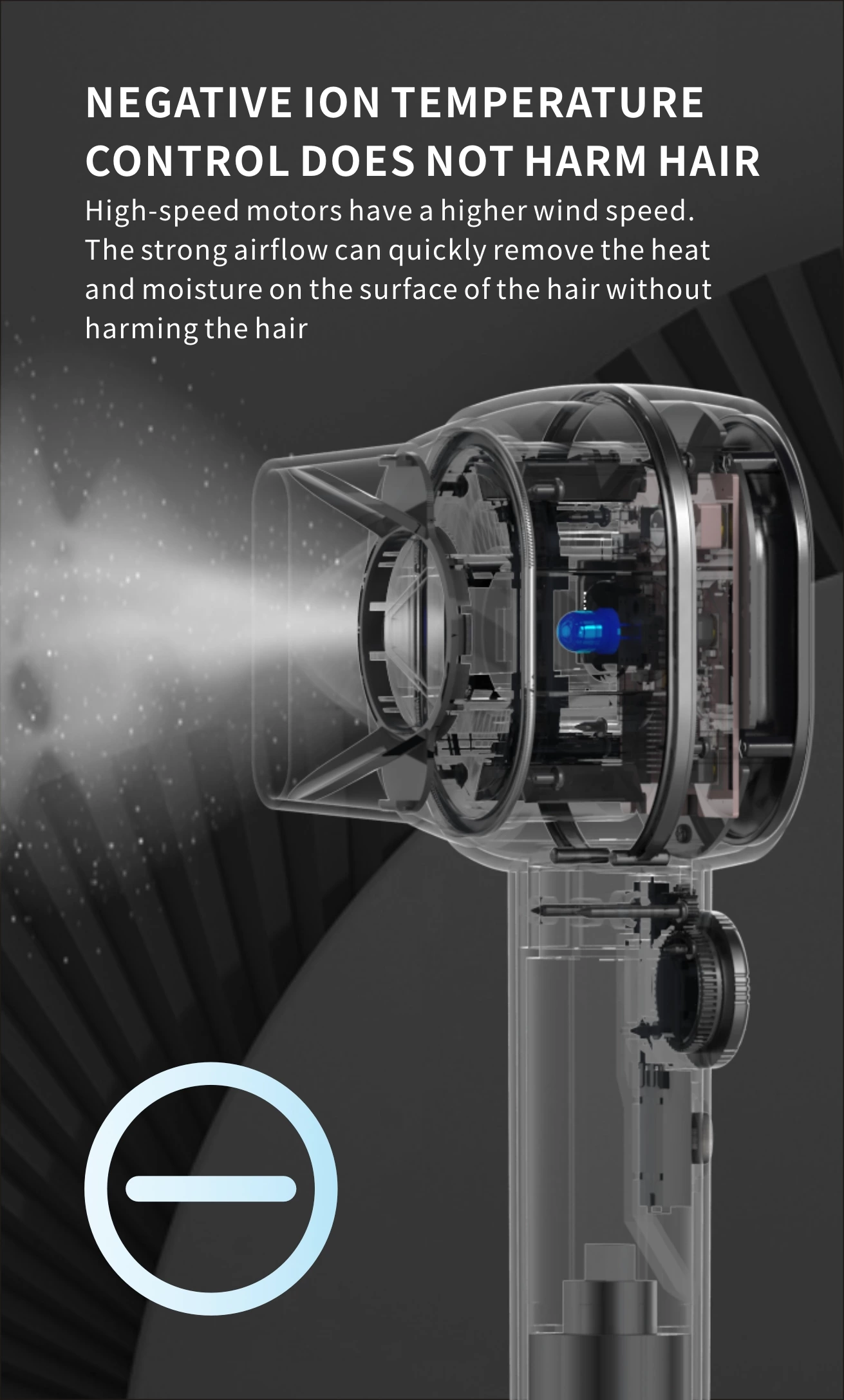 BLDC Hair Dryer Professional High Speed Hair Dryer Ionic Electric Hairdryer Blow Dryer Hair Tools