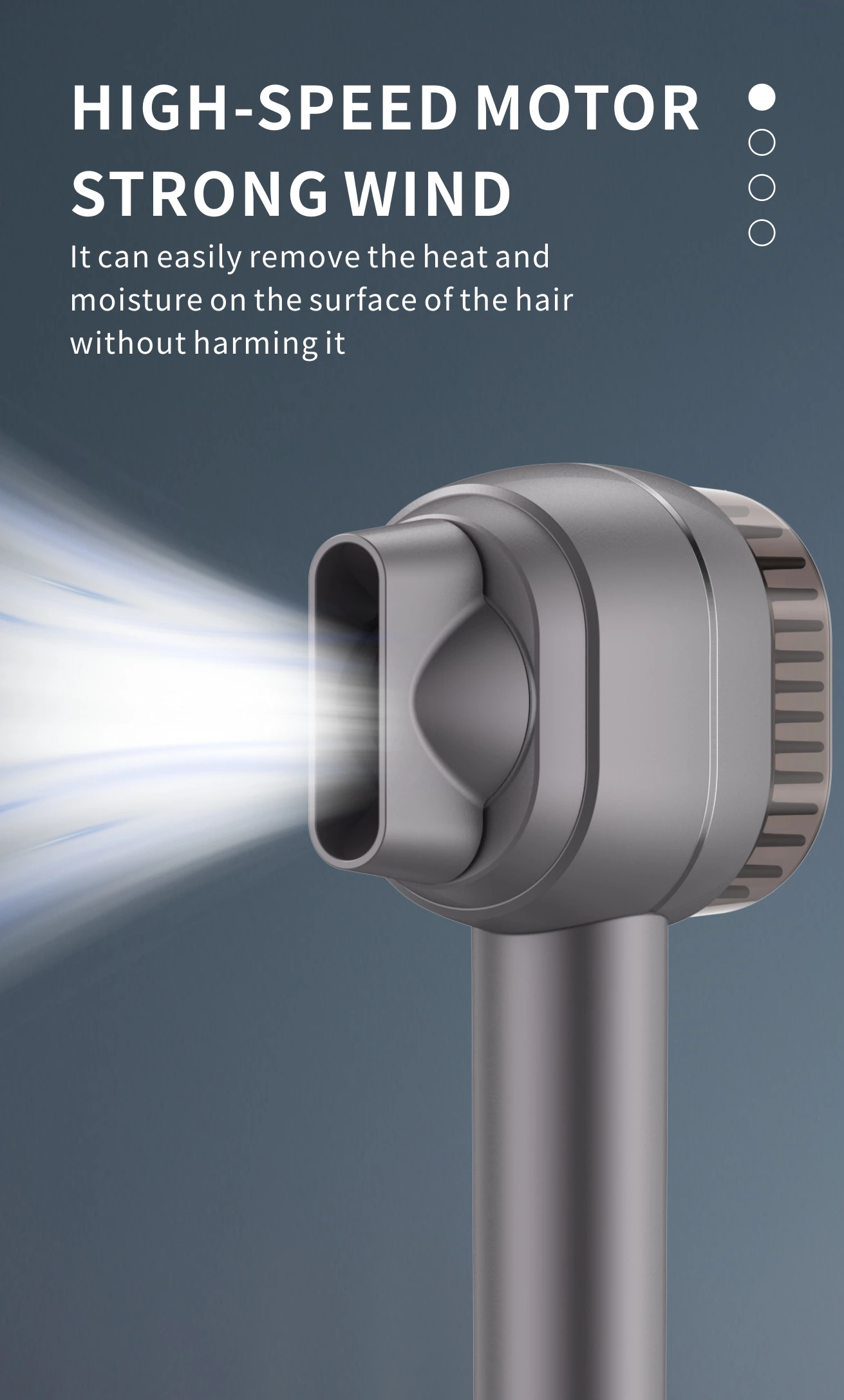 Hot BLDC Hair Dryer with Comb 11000RPM 100 million negative ion hair straightening brush powerful hair dryer 1500w portable hair dryer for home