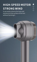 Hot BLDC Hair Dryer with Comb 11000RPM 100 million negative ion hair straightening brush powerful hair dryer 1500w portable hair dryer for home
