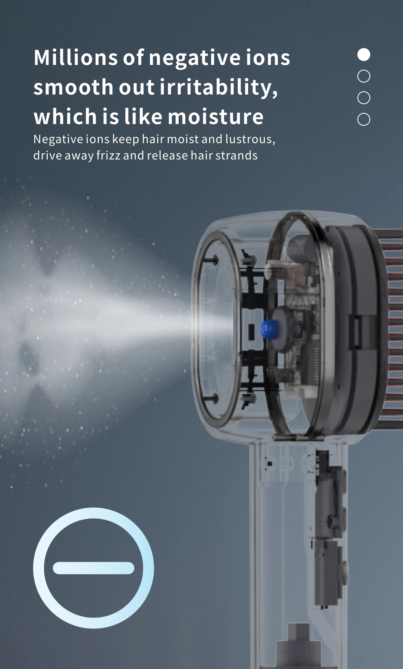 Hot BLDC Hair Dryer with Comb 11000RPM 100 million negative ion hair straightening brush powerful hair dryer 1500w portable hair dryer for home