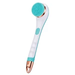 OEM Auto Bubble USB Rechargeable Waterproof Exfoliate Clean Long Handel Back Scrubber Bath Shower Mssage  Electric Bathroom Scrubber