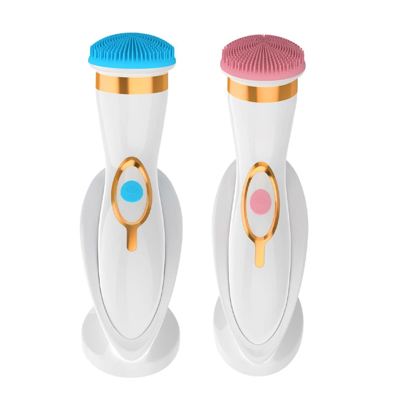 New electric silicone cleanser Home rechargeable sonic glow brush Beauty Instrument set Pore cleaner Facial Massage