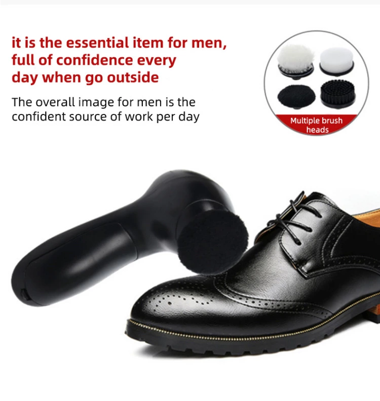 Portable Mini Multi-Function Electric Rotating Shoe Polisher Shoe Cleaning Machine for Leather Furniture Care