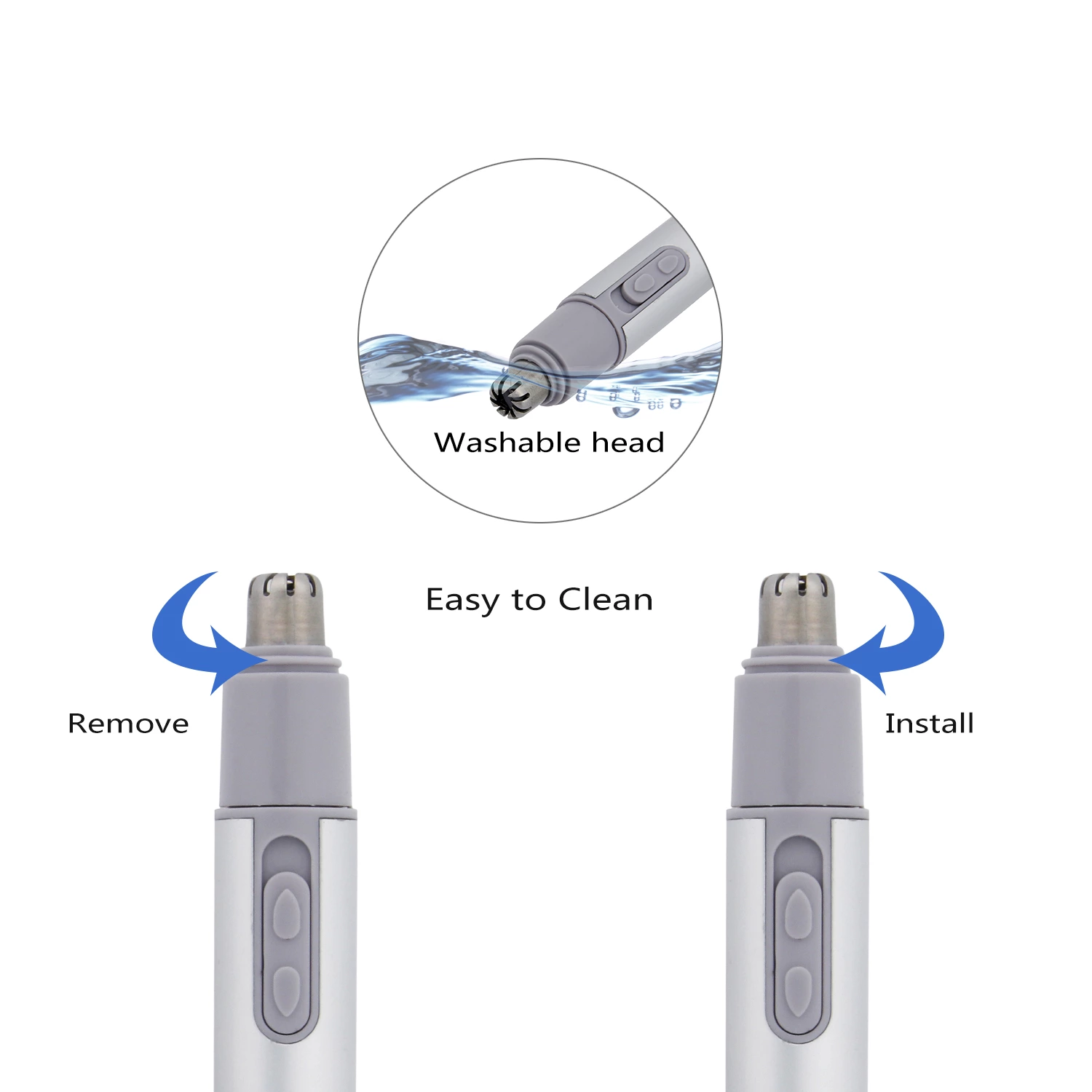 hair trimmer with nose trimmer nasal ear hair trimmer best nose hair trimmer for women
