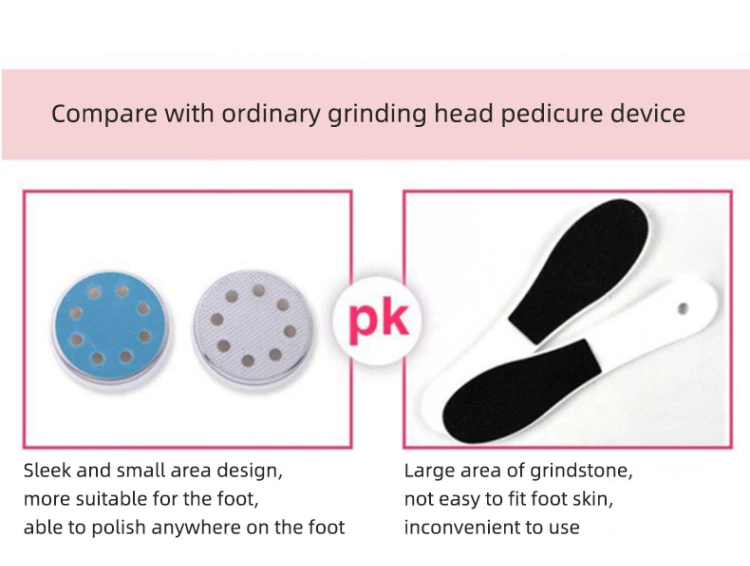 Professional 4 in 1 Electric Foot File & Callus Remover Waterproof Rotating Manicure & Pedicure Kits for Foot Care