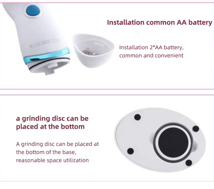 Professional 4 in 1 Electric Foot File & Callus Remover Waterproof Rotating Manicure & Pedicure Kits for Foot Care