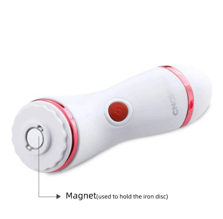 Professional 4 in 1 Electric Foot File & Callus Remover Waterproof Rotating Manicure & Pedicure Kits for Foot Care