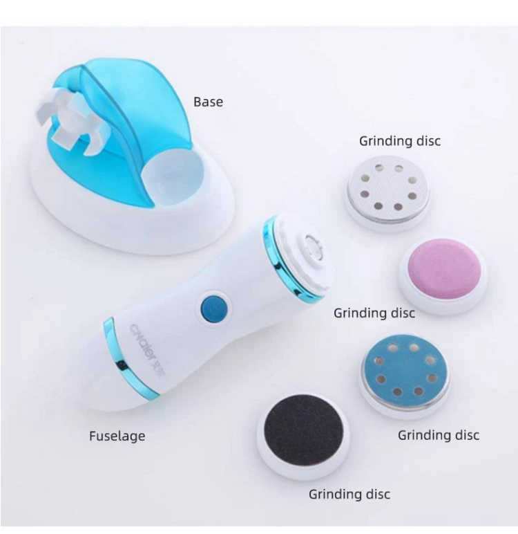 Professional 4 in 1 Electric Foot File & Callus Remover Waterproof Rotating Manicure & Pedicure Kits for Foot Care