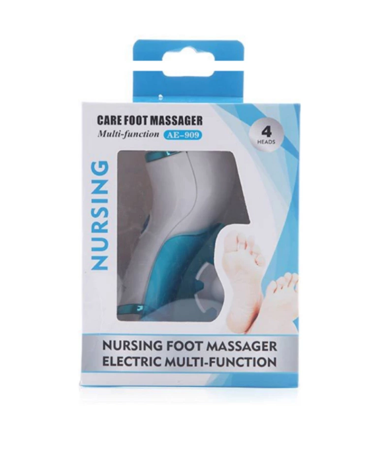 Professional 4 in 1 Electric Foot File & Callus Remover Waterproof Rotating Manicure & Pedicure Kits for Foot Care