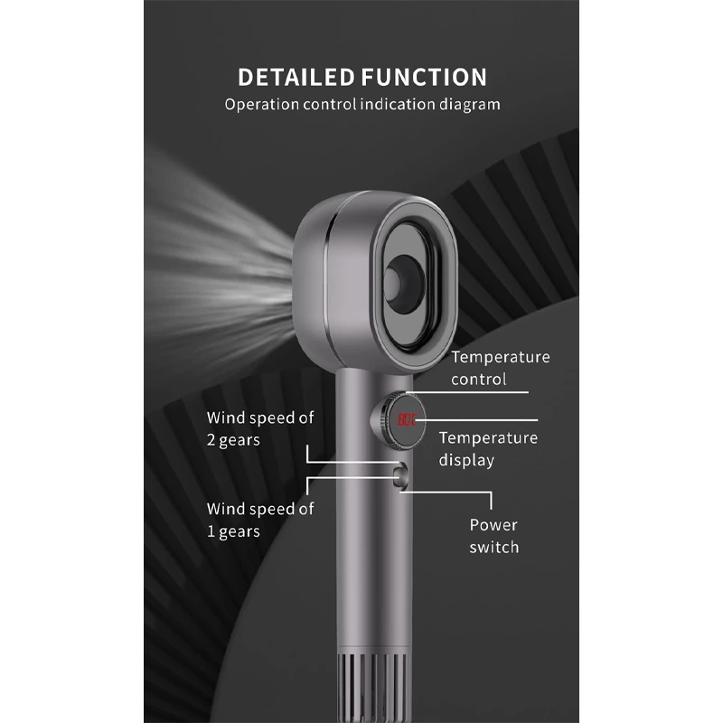 BLDC Hair Dryer Professional High Speed Hair Dryer Ionic Electric Hairdryer Blow Dryer Hair Tools